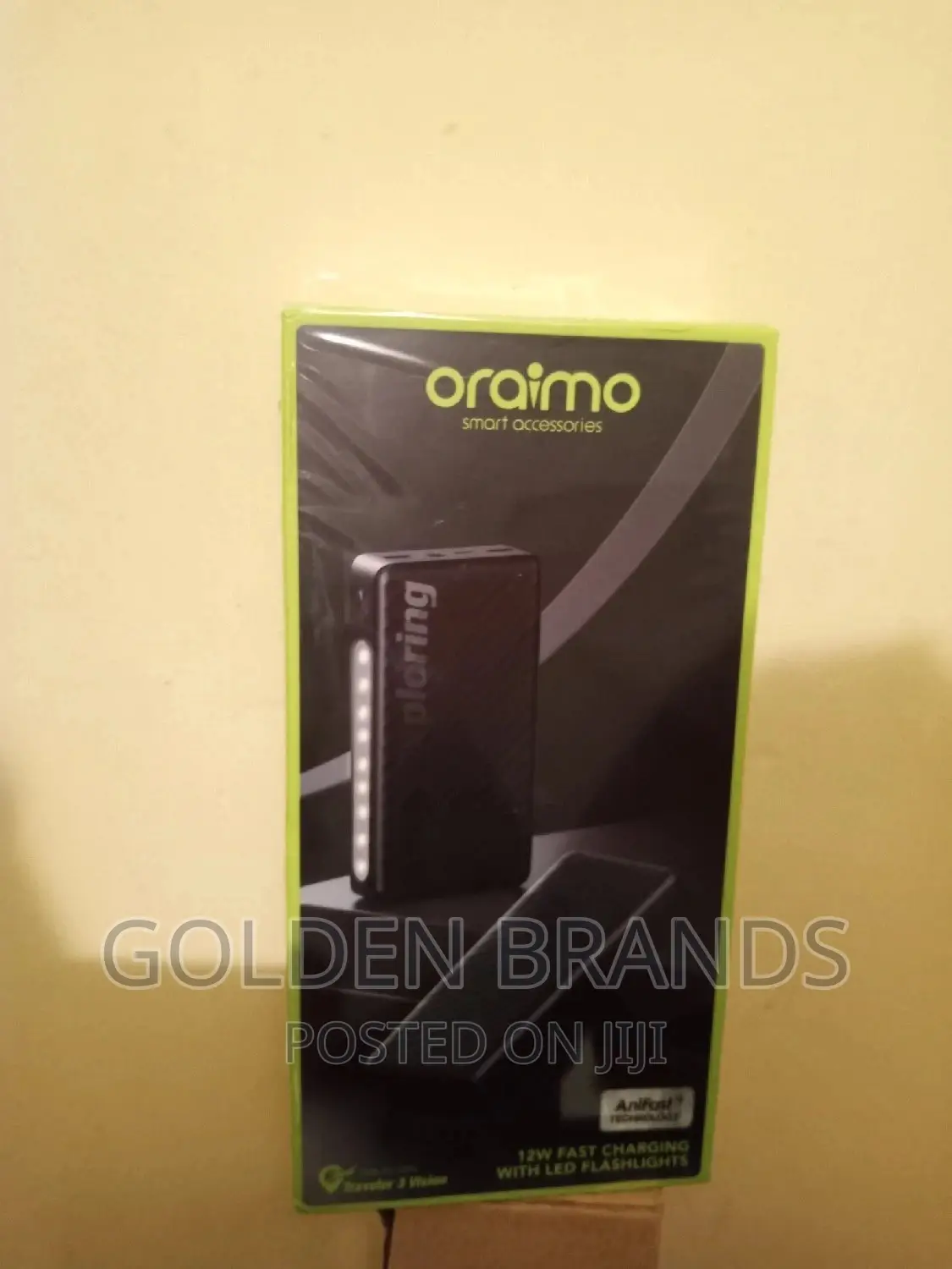 Oraimo 27000 Mah Power Bank, Last 1 Wk + 3level Bright Torch