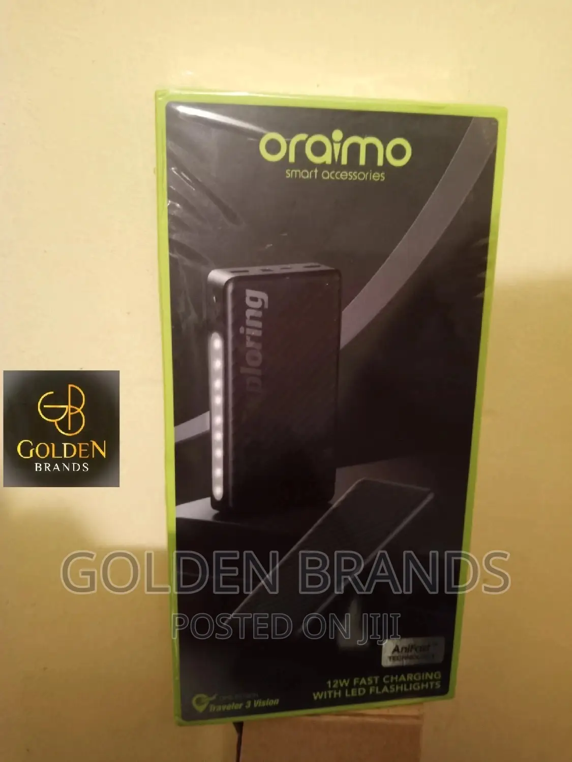 Oraimo 27000 Mah Power Bank, Last 1 Wk + 3level Bright Torch