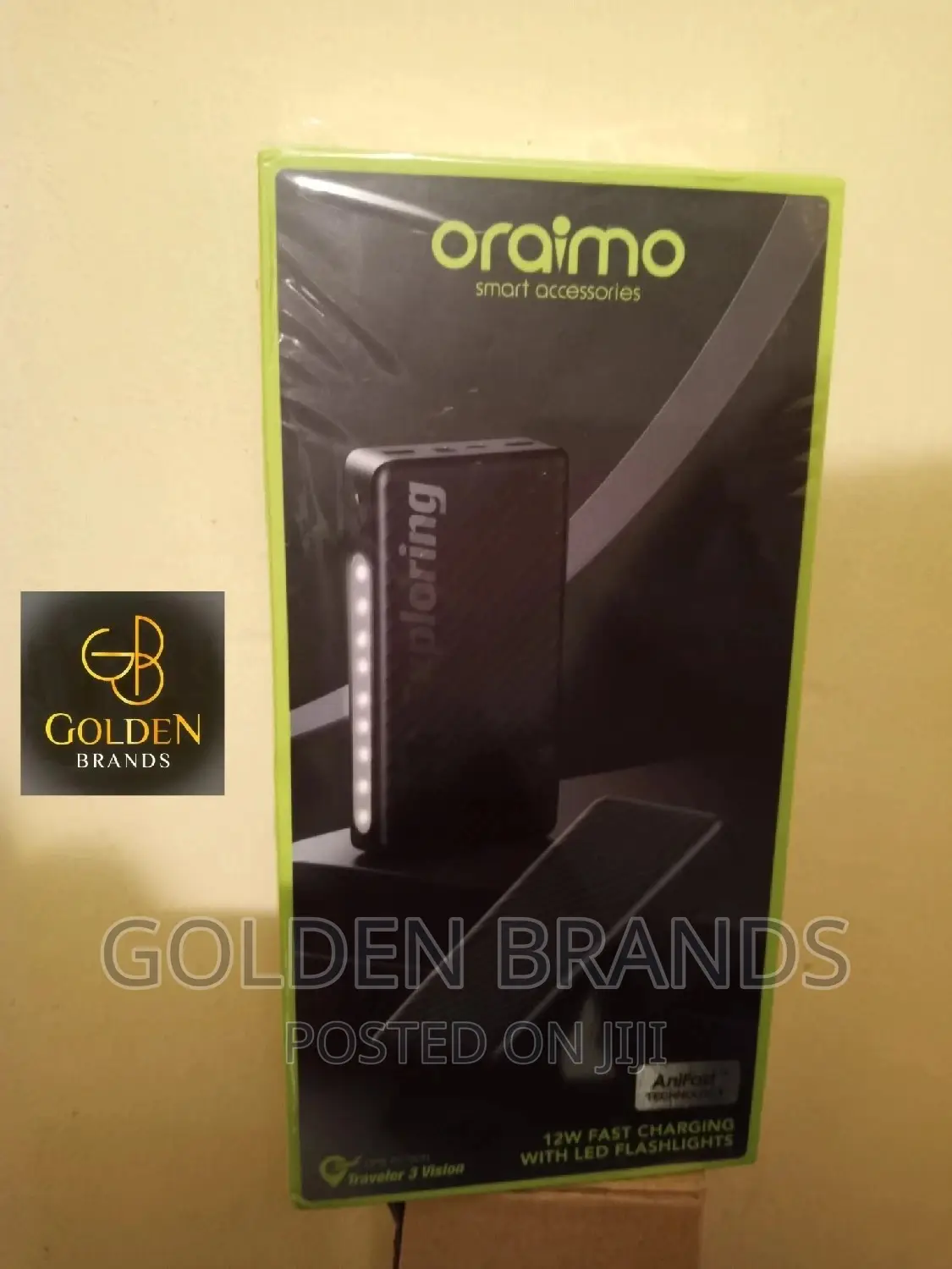 Oraimo 27000 Mah Power Bank, Last 1 Wk + 3level Bright Torch