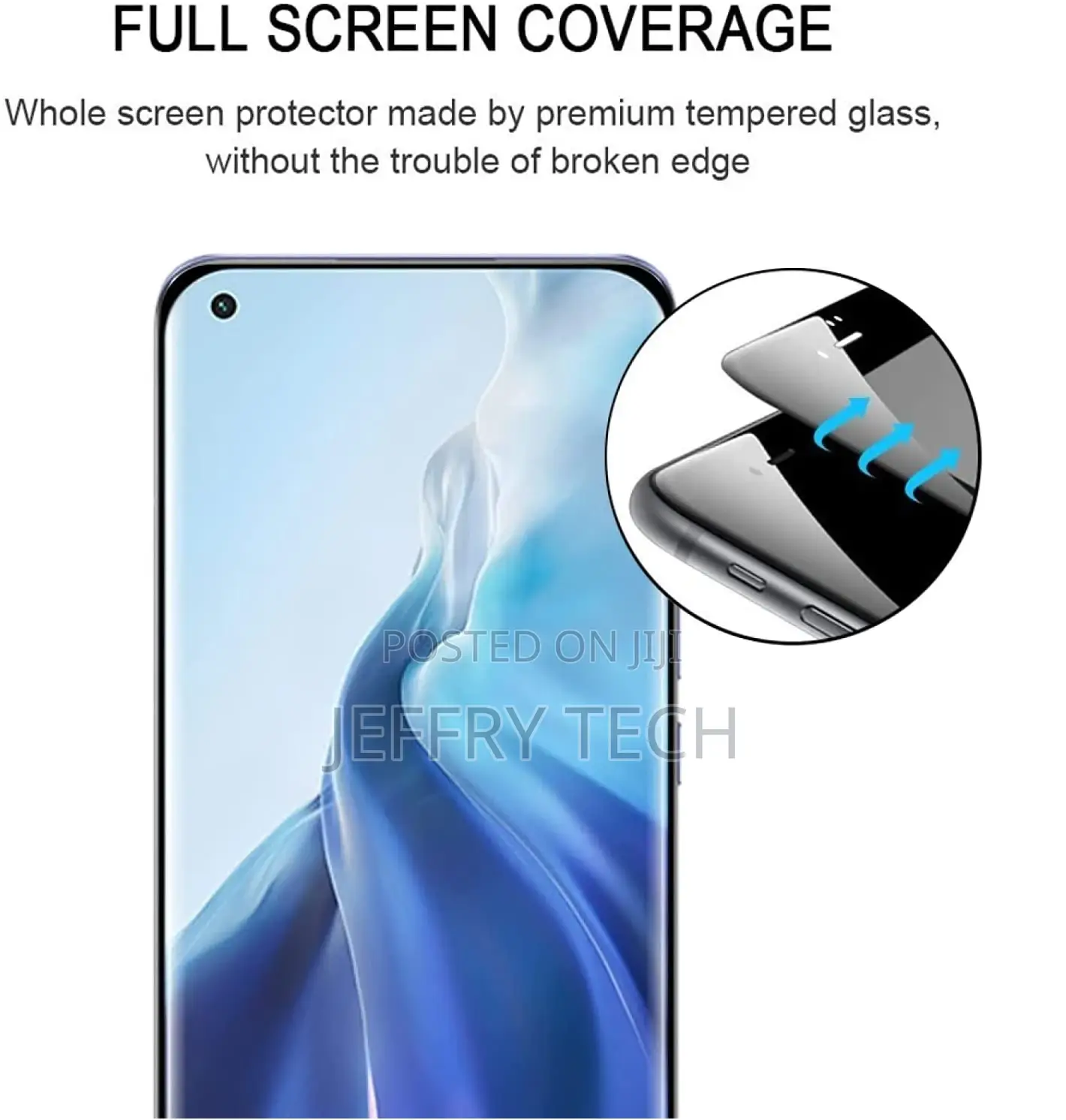 Xiaomi Mi 11 Ultra Tempered Glass Screen Protector Full Cove