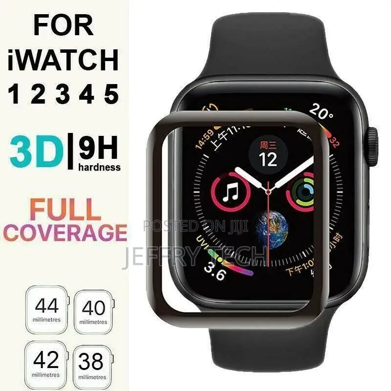 Apple Watch 38 40 42 44 Mm Curved Screen Protector Series 3D