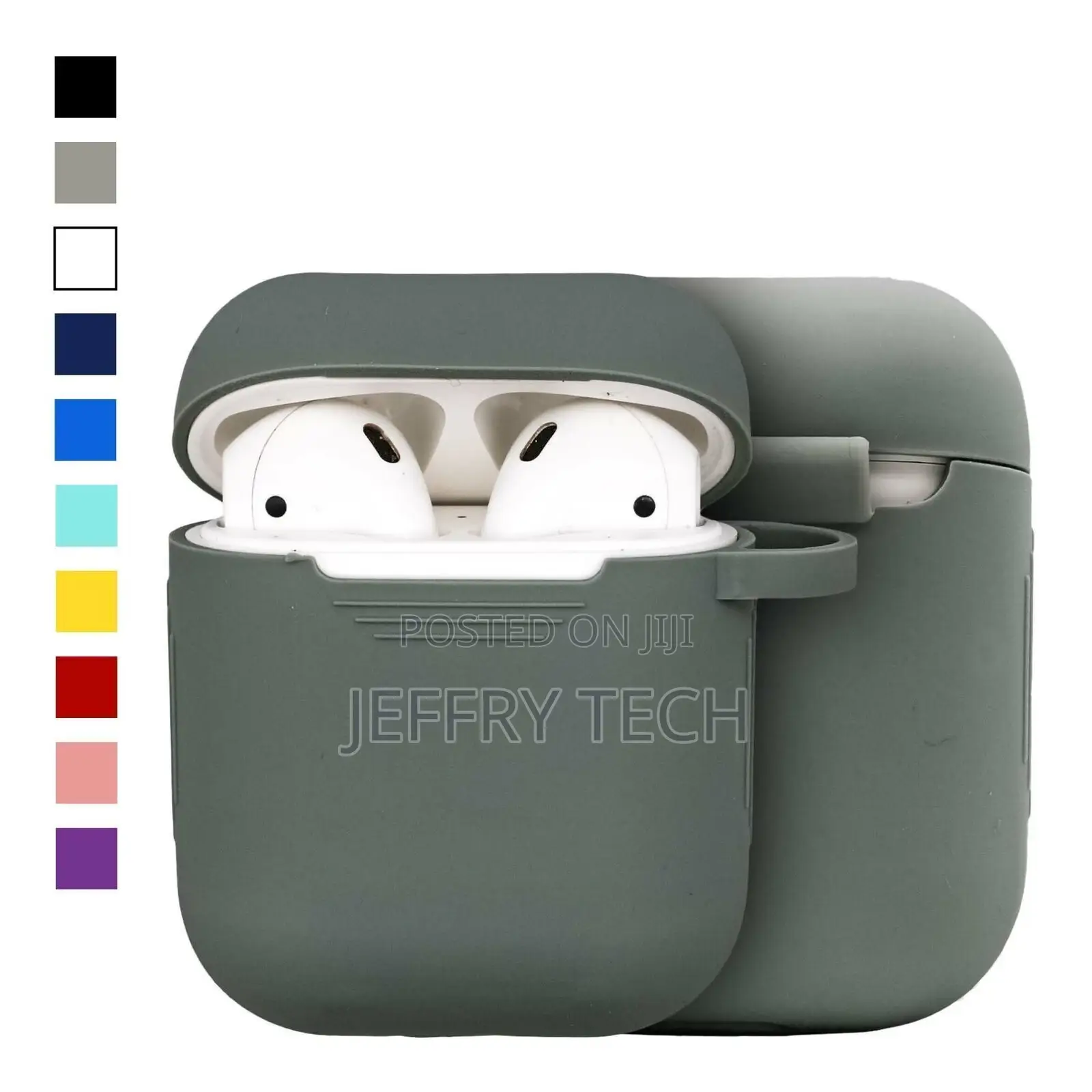 Silicone Case for Apple Airpods 1 2 3 Earphones TPU Soft Ski