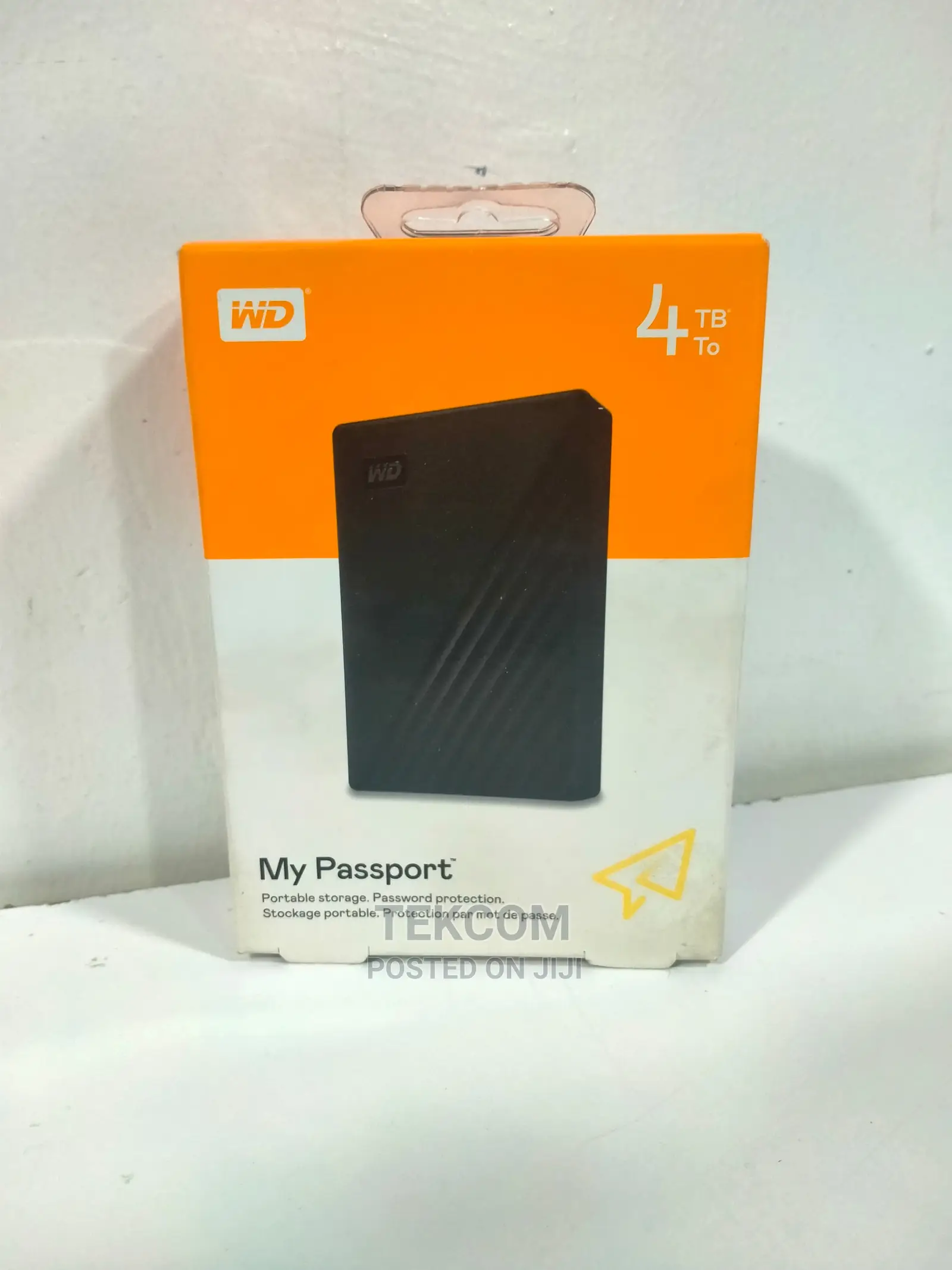 WD My Passport Portable External Hard Drive 4TB