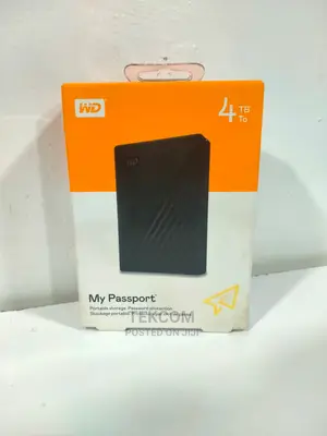WD My Passport Portable External Hard Drive 4TB