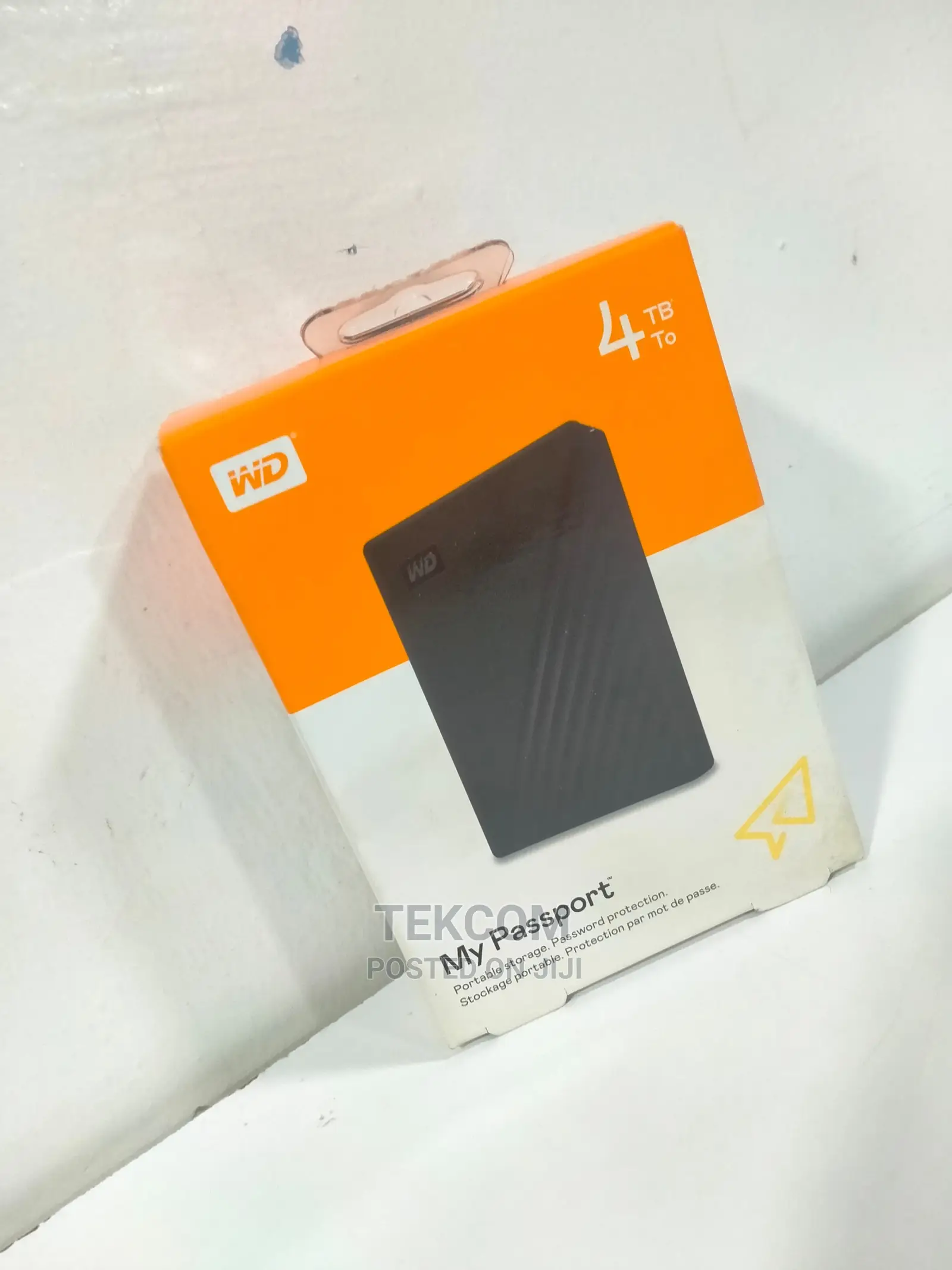 WD My Passport Portable External Hard Drive 4TB