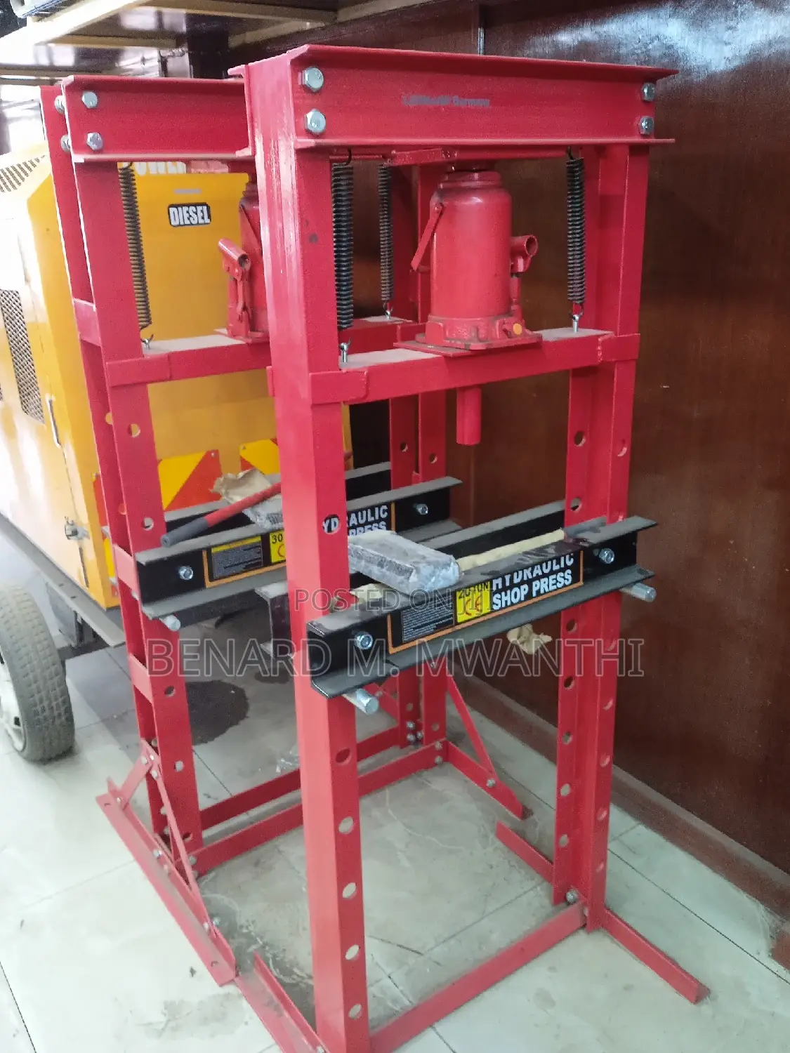 Shop Press, Hydraulic