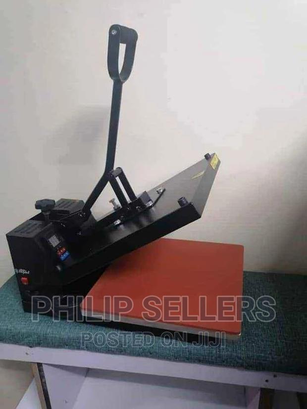 Flatbed Heat Press Machine 38cm by 38cm - main view