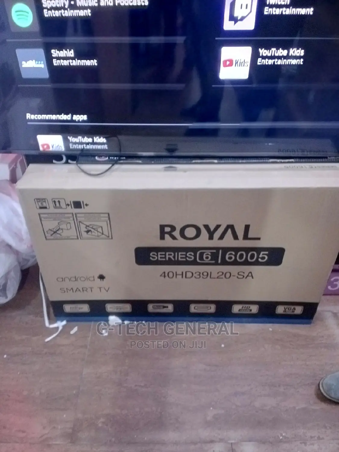 Royal 40inch Smart Android, Youtube, Netflix,Free Channels