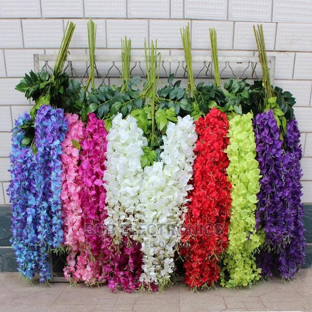 Artificial 3 Strands Hanging Wisteria - thumbnail 2