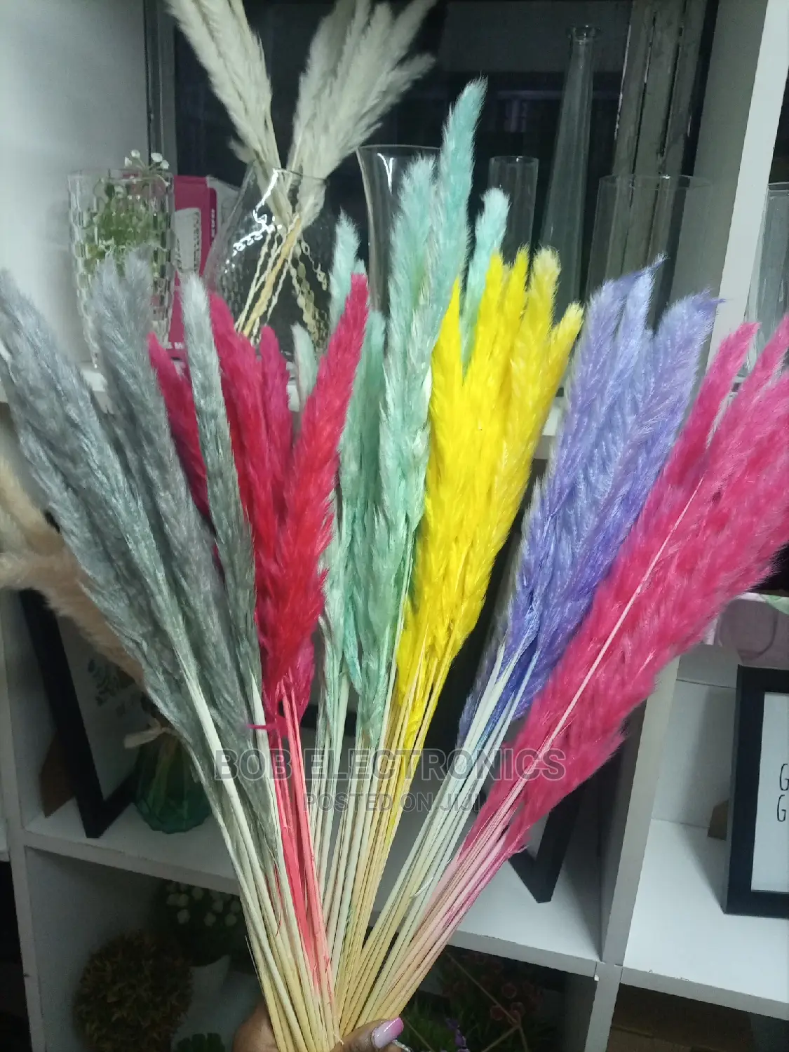Colored Mini Pampas Grass