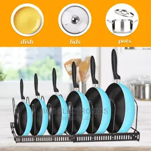 Expandable Pots, Lids, and Pans Organizer
