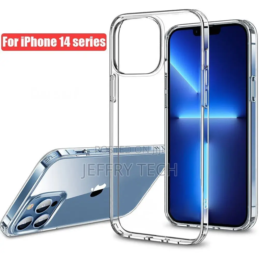 Transparent Case for iPhone 14 Pro Soft Silicone Clear Shock