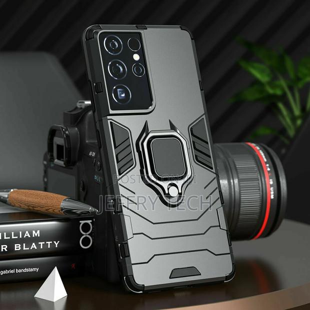 Samsung S21 Fe Support Ring Armor Impact Resistant Phone Cov - thumbnail 3