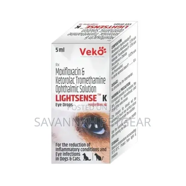Veko Lightsense Eye Drops for Cat Dogs