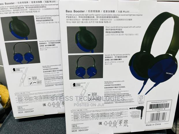 Sony Blue Wired Headphones. - thumbnail 7