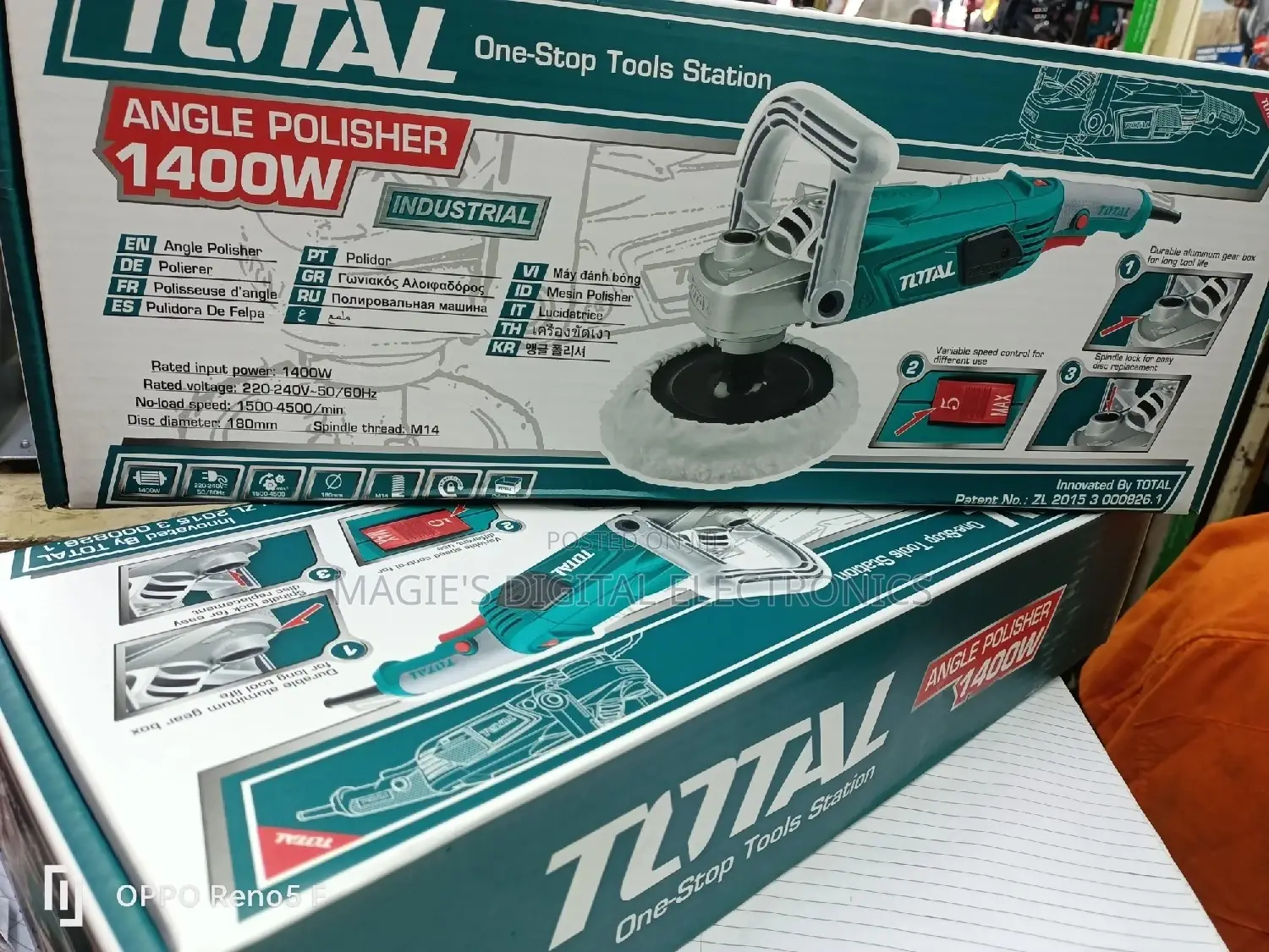 Agle Polisher 1400w Total