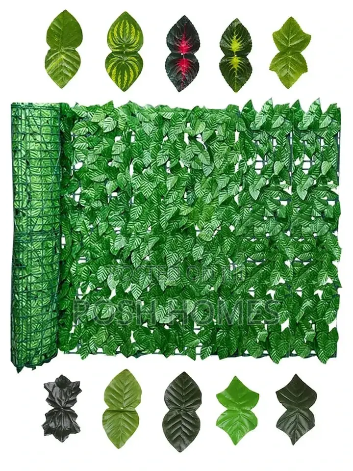 3m by 1m Green Artificial Privacy Fence