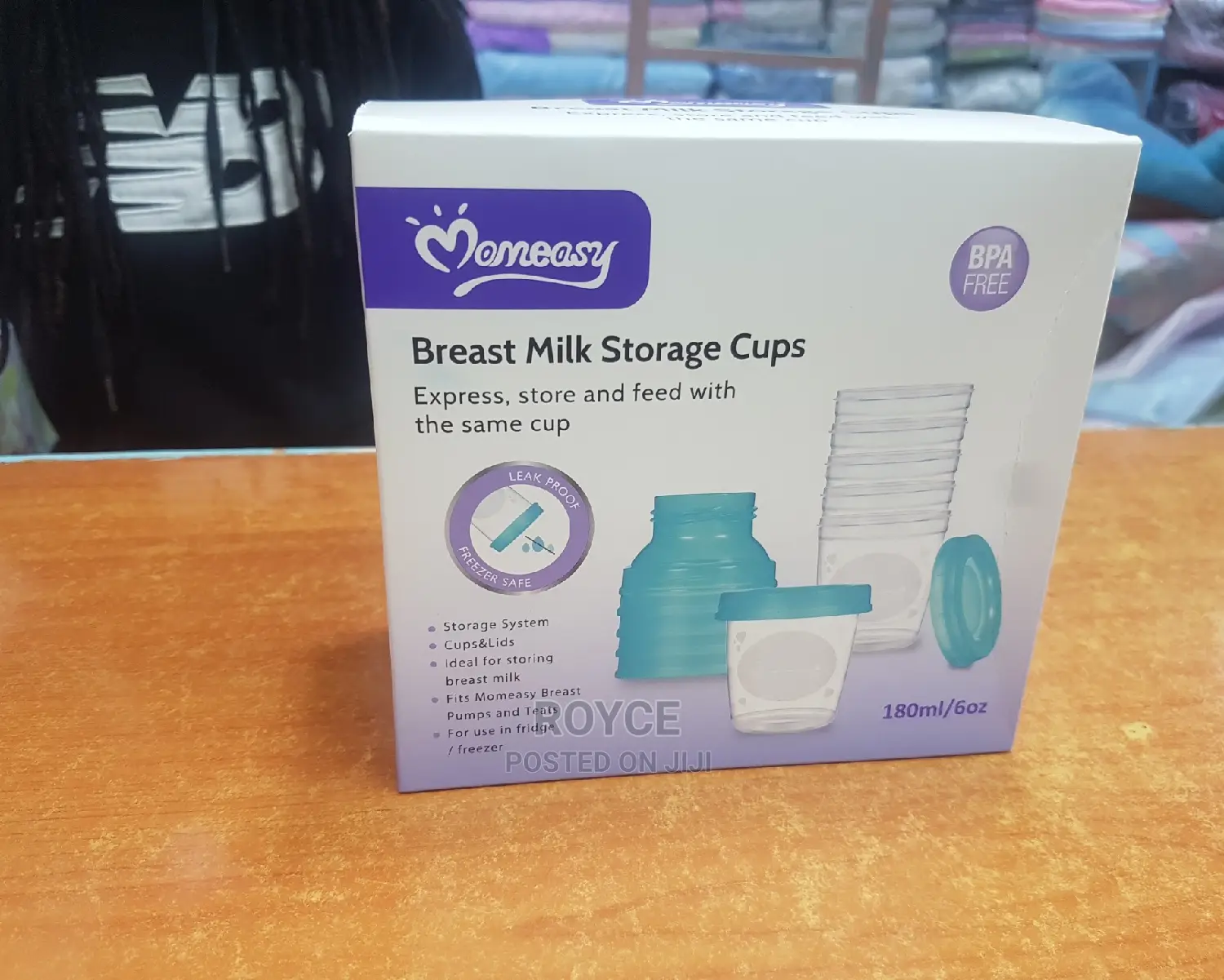 6pcs Breast Milk Storage Cups