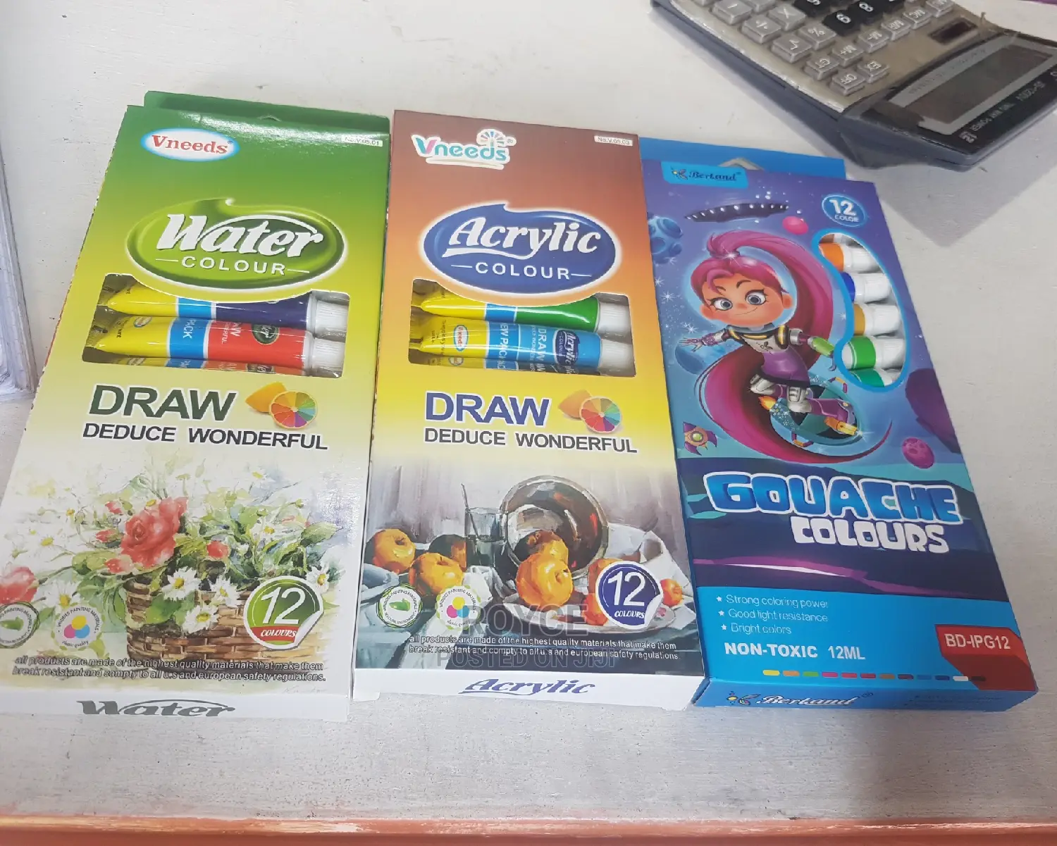 Acrylic Color / Water Color_(12pc Pack Set)