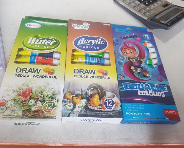 Acrylic Color / Water Color_(12pc Pack Set) - main view