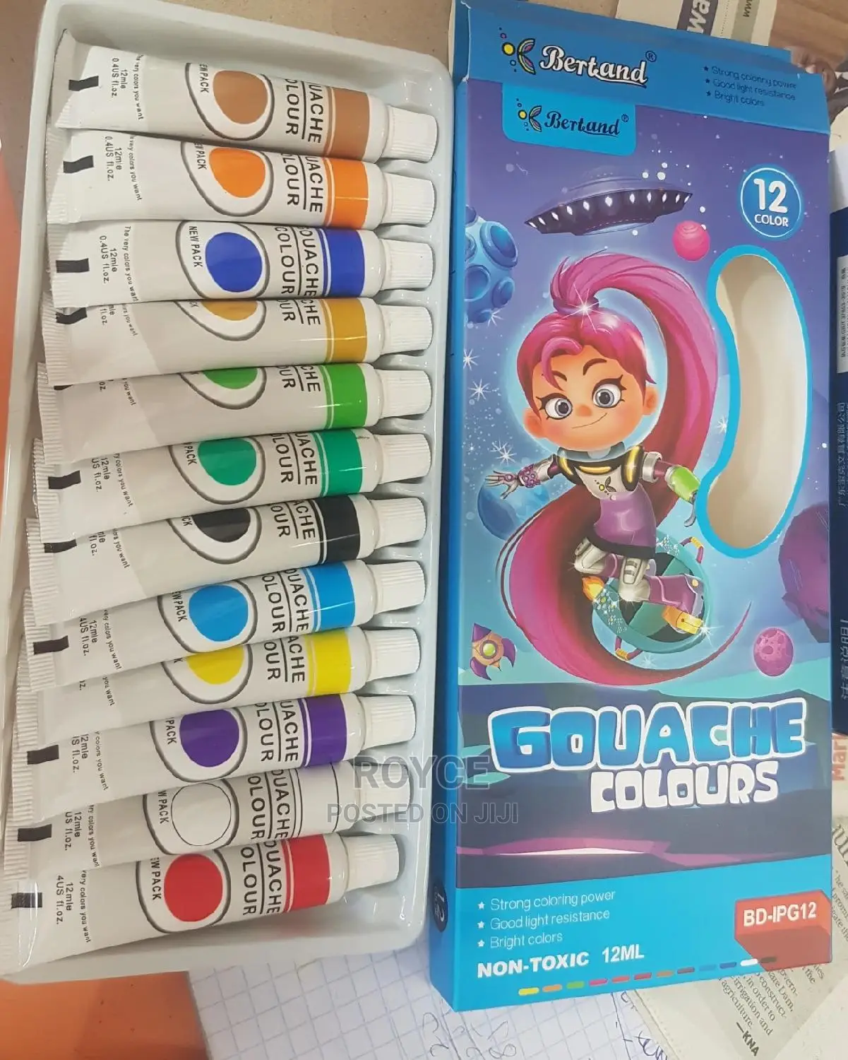 Acrylic Color / Water Color_(12pc Pack Set)