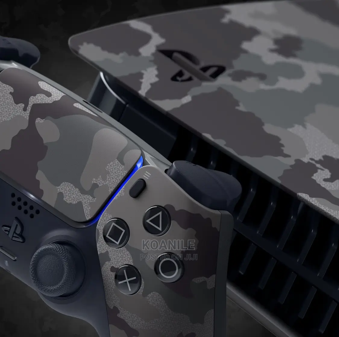 Ps5 Controller Gray Camouflage. Dualsense Pad