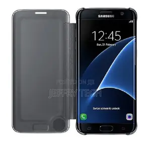Clear View Standing Case Mirror Flip SAMSUNG GALAXY A01