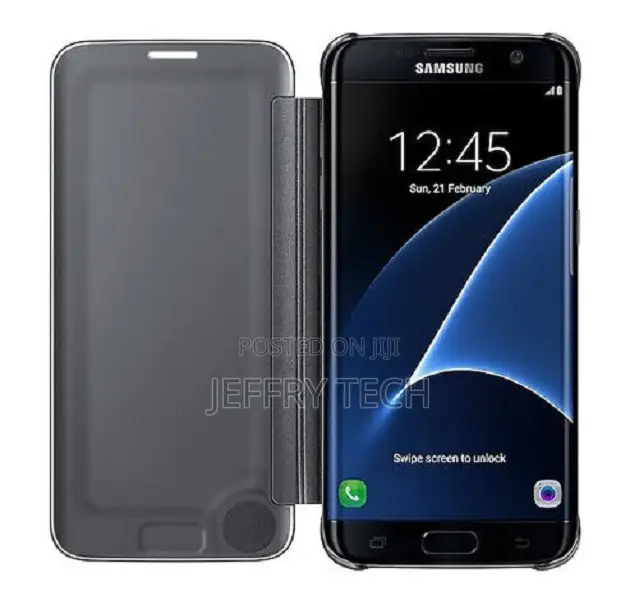 Clear View Standing Case Mirror Flip SAMSUNG GALAXY A01