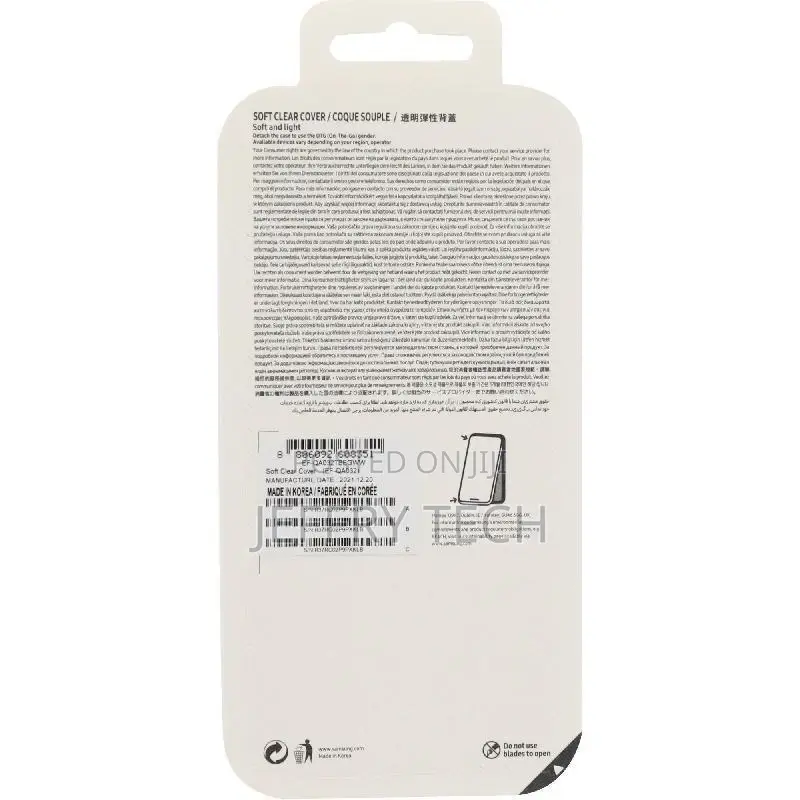 Samsung Soft Clear Back Cover Mobile Case