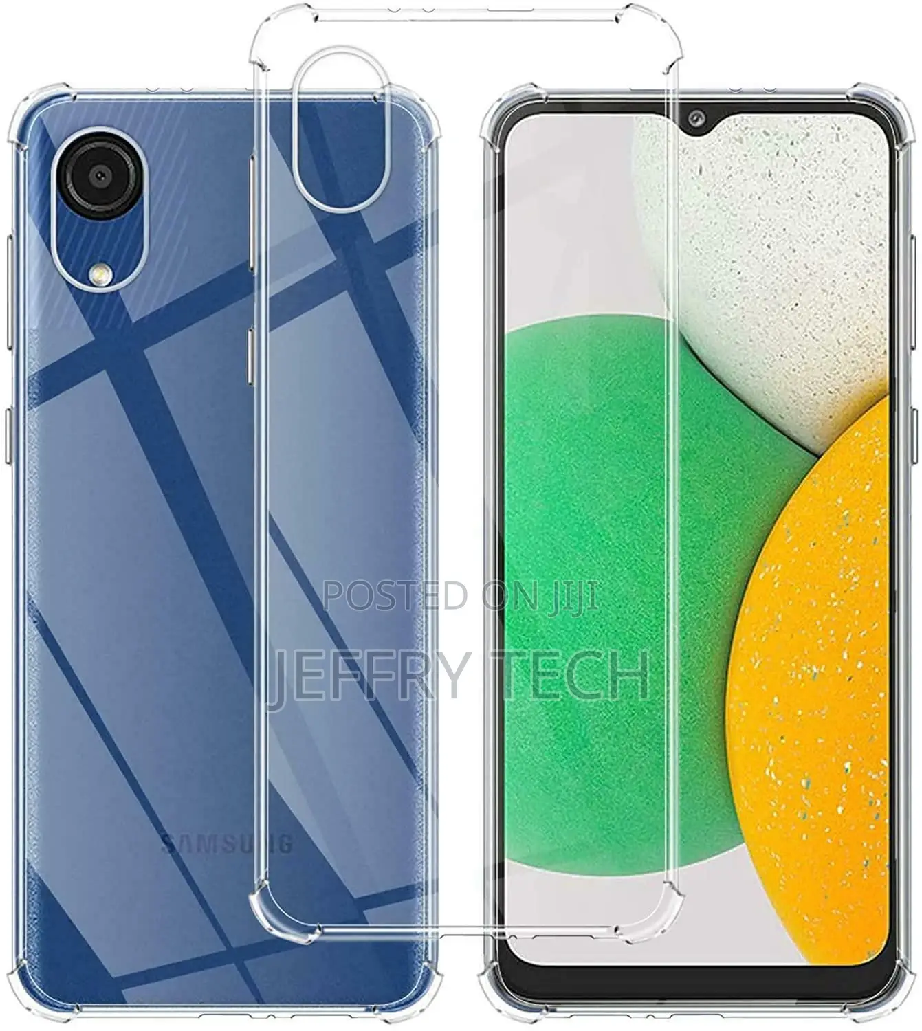 Samsung Galaxy A03 Core Case Clear Shockproof Gel Phone Cov