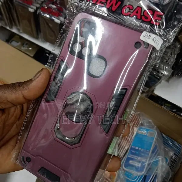 Samsung A21S Armor Case Rugged Hybrid Stand Cover