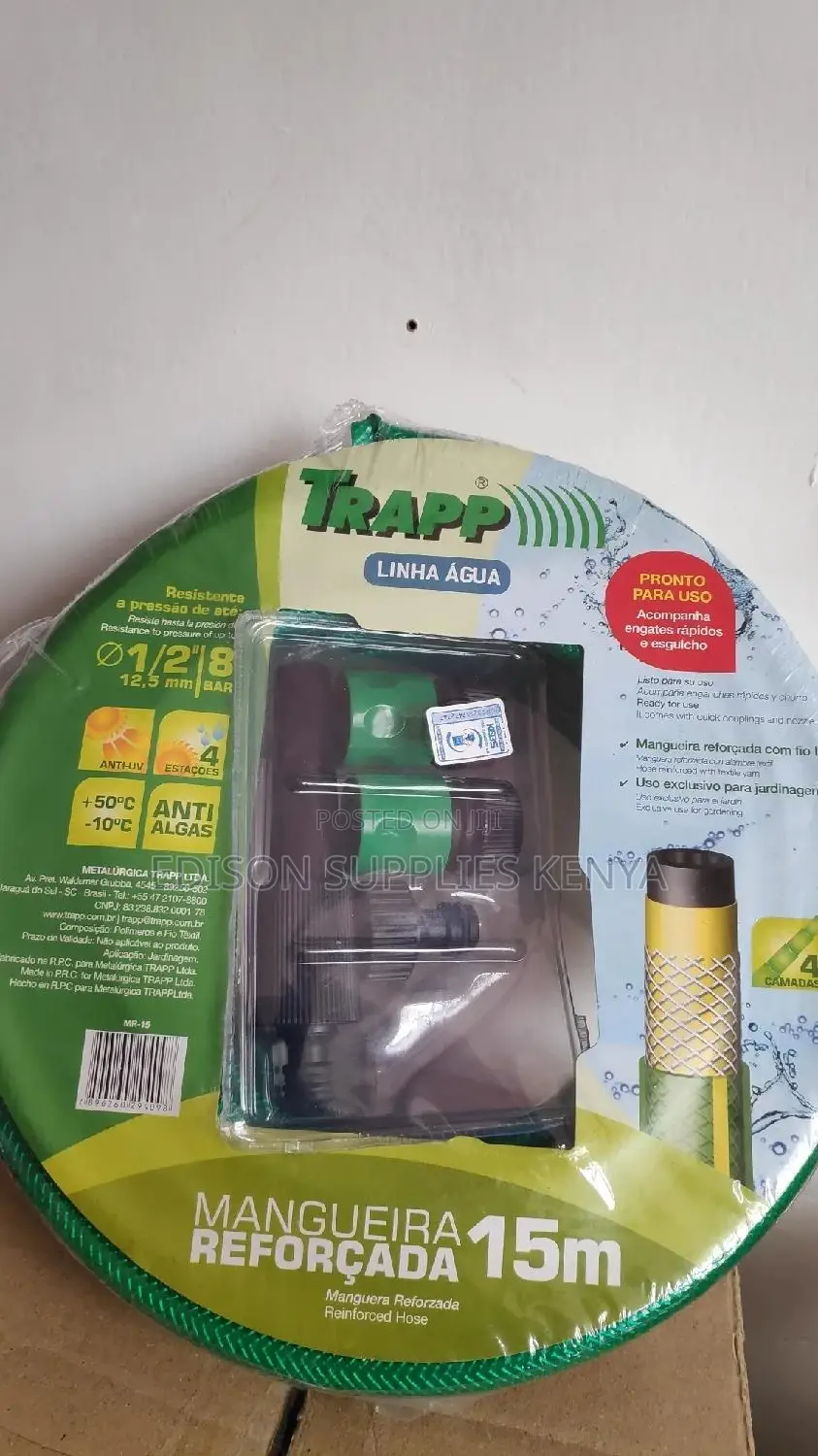Trapp Hose Pipe Garden 1/2" Brazilian Made Premium Quality