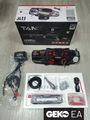 13500lbs 12vdc,Synthetic Rope, Electric Winch, Waterproof