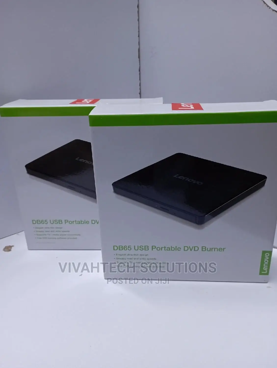 Lenovo Slim DVD Burner DB65, USB, Black - 888015471