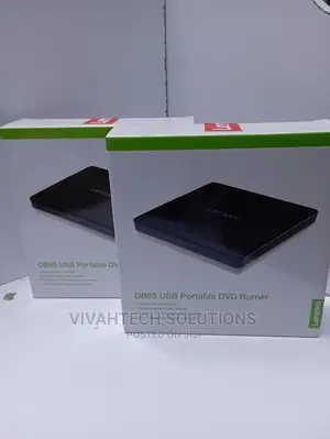 Lenovo Slim DVD Burner DB65, USB, Black - 888015471