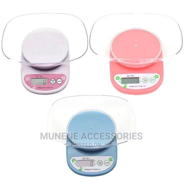 5kg Kitchen Scale With Bowl for Baking, Cereals - thumbnail 3