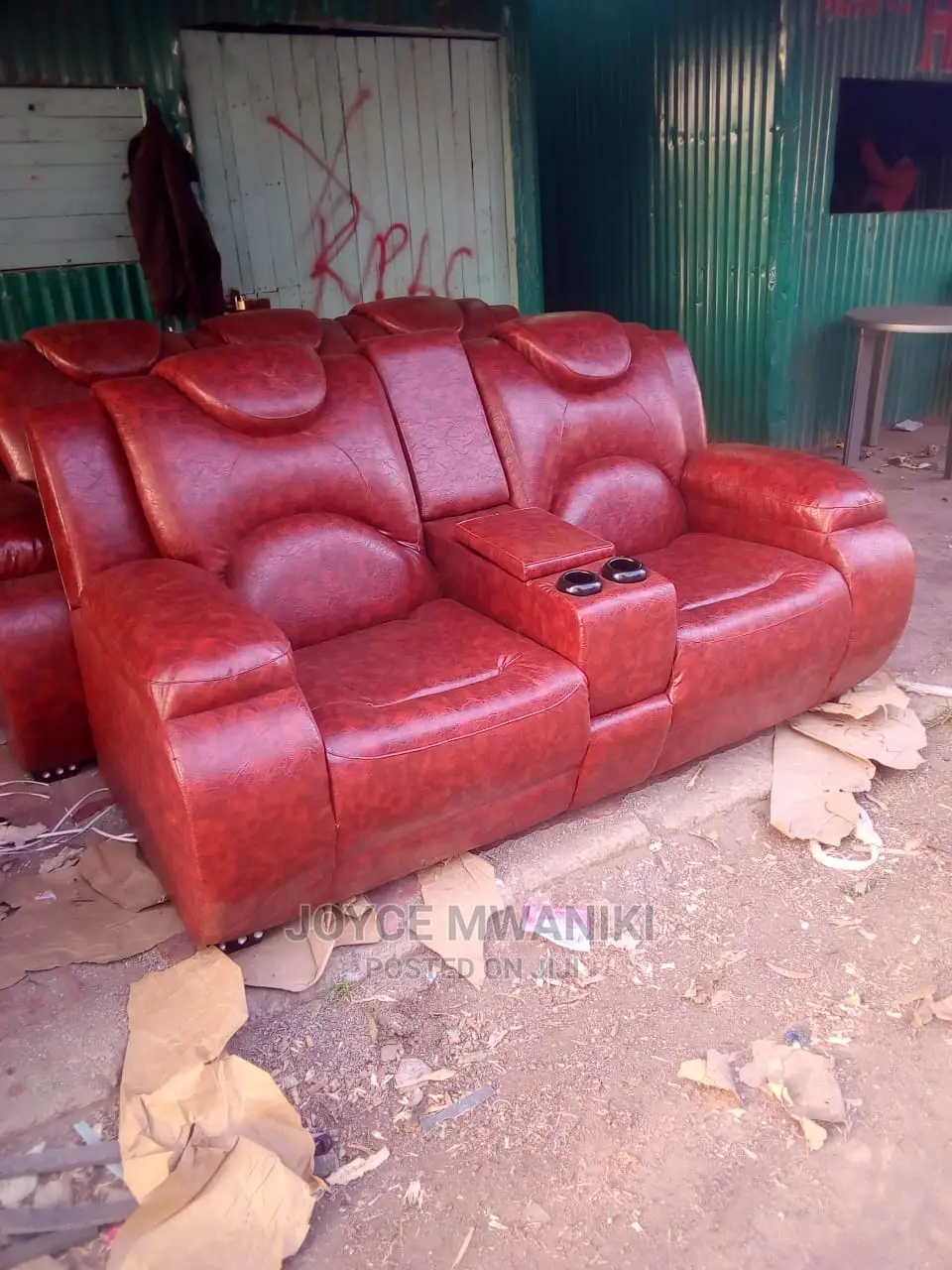 Leather Sofa Set 2 Seater