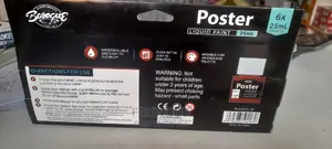 Poster Liquid Paint With 1 Brush and Palette 25ml