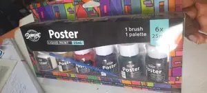 Poster Liquid Paint With 1 Brush and Palette 25ml