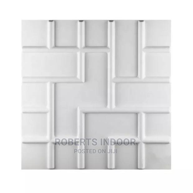 White Pipe Pvc 3d Wall Panel