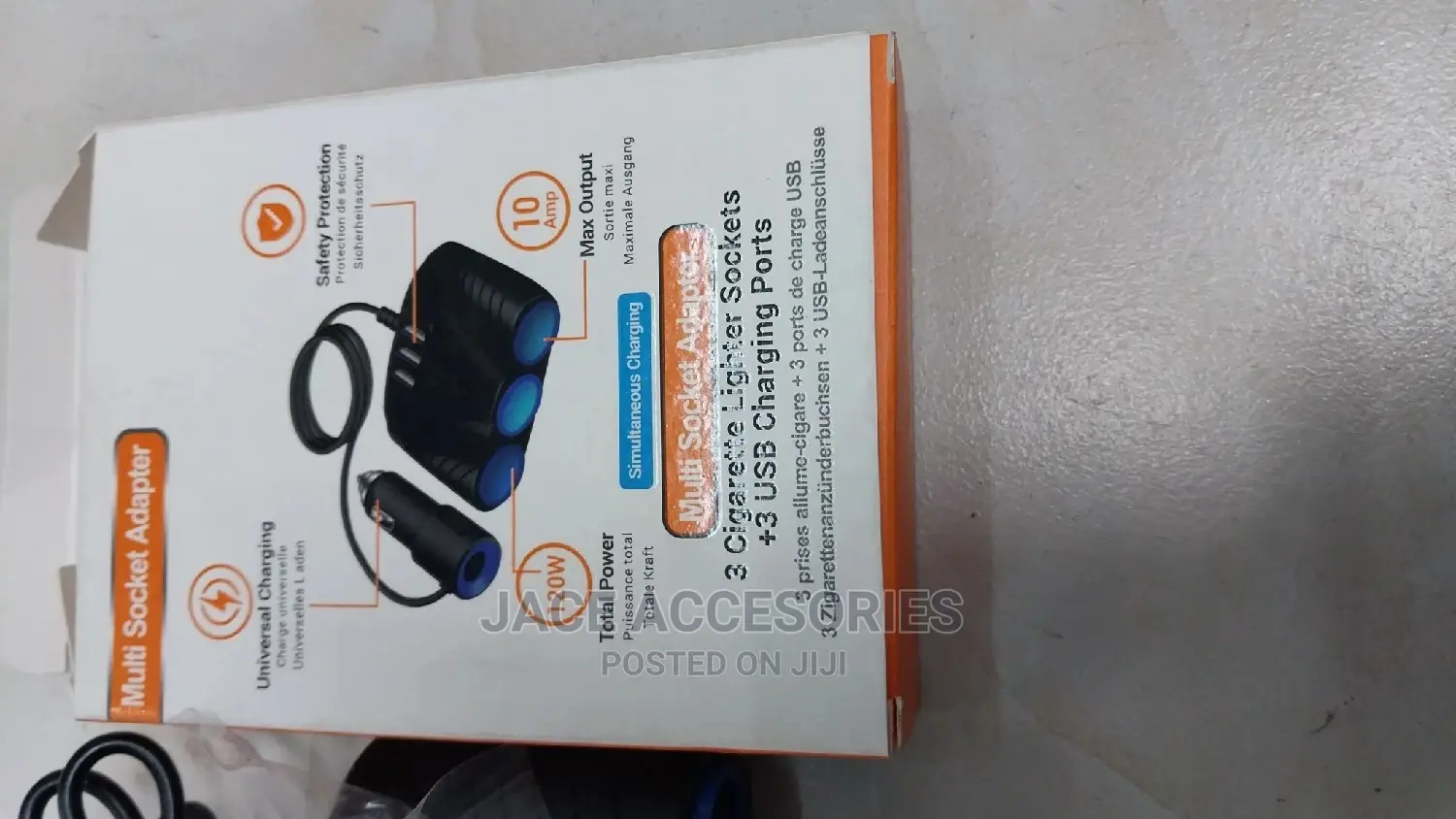 Car Cigarette Lighter Adapter 3 Way