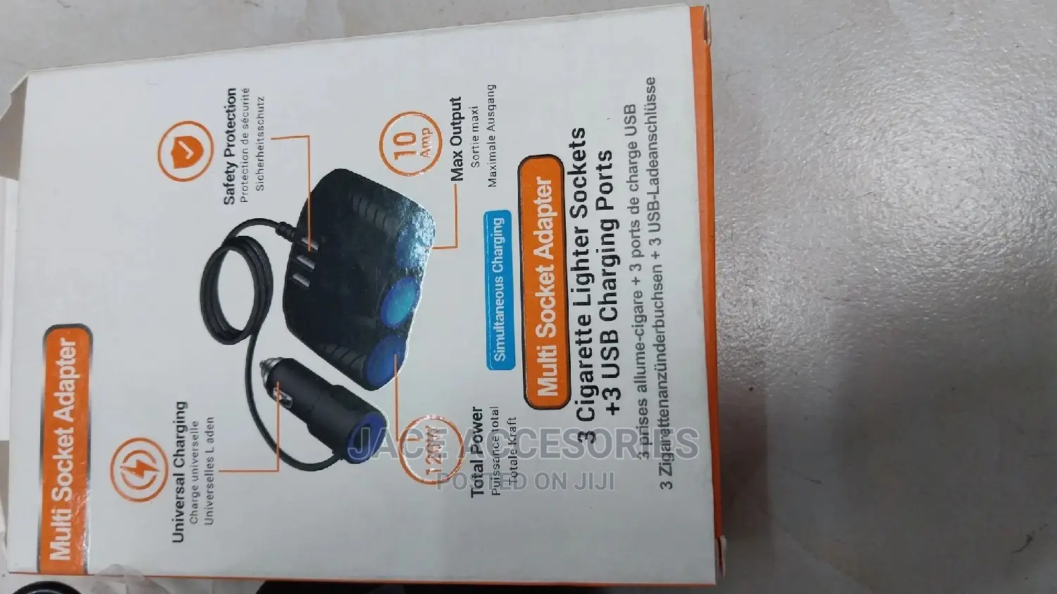 Car Cigarette Lighter Adapter 3 Way