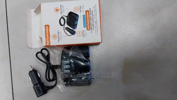 Car Cigarette Lighter Adapter 3 Way