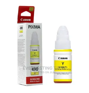 Canon 490 Ink Color Yellow
