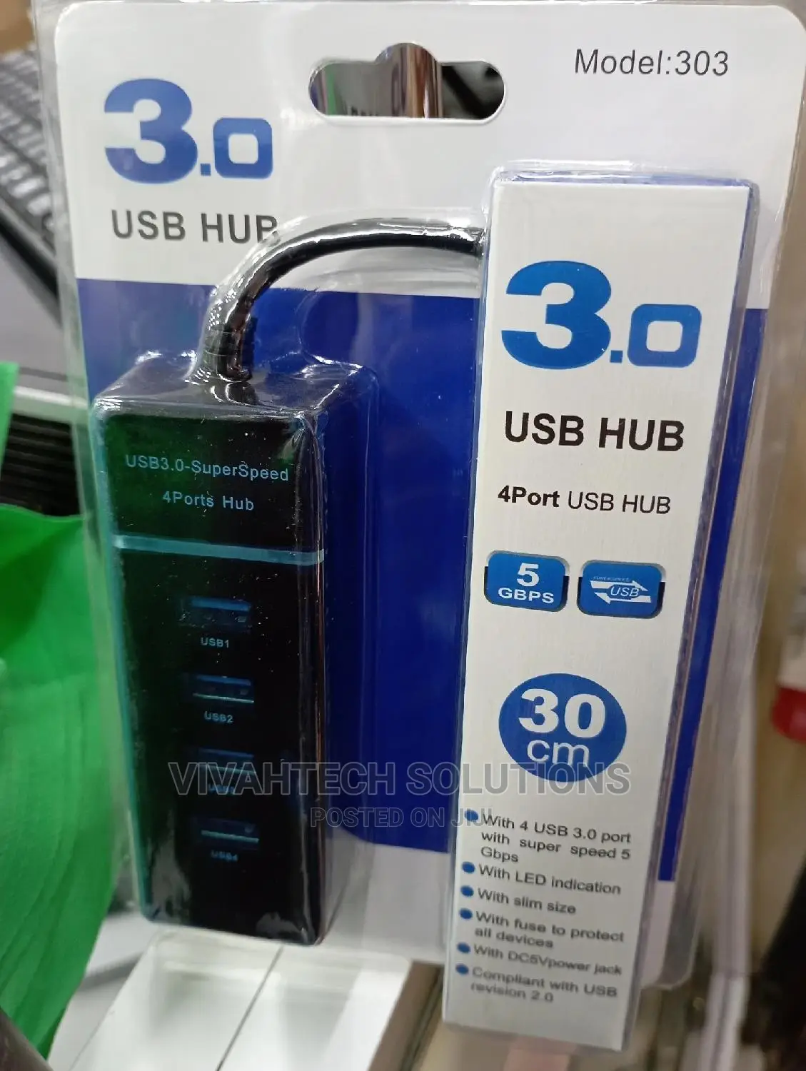 USB 3.0 4 Port USB Hub