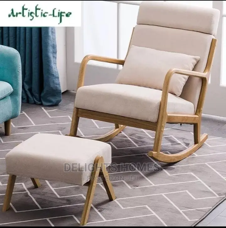 Rocking Chair With Footrest