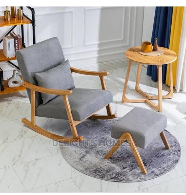 Rocking Chair With Footrest - thumbnail 4