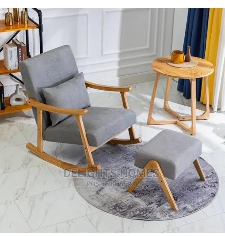 Rocking Chair With Footrest