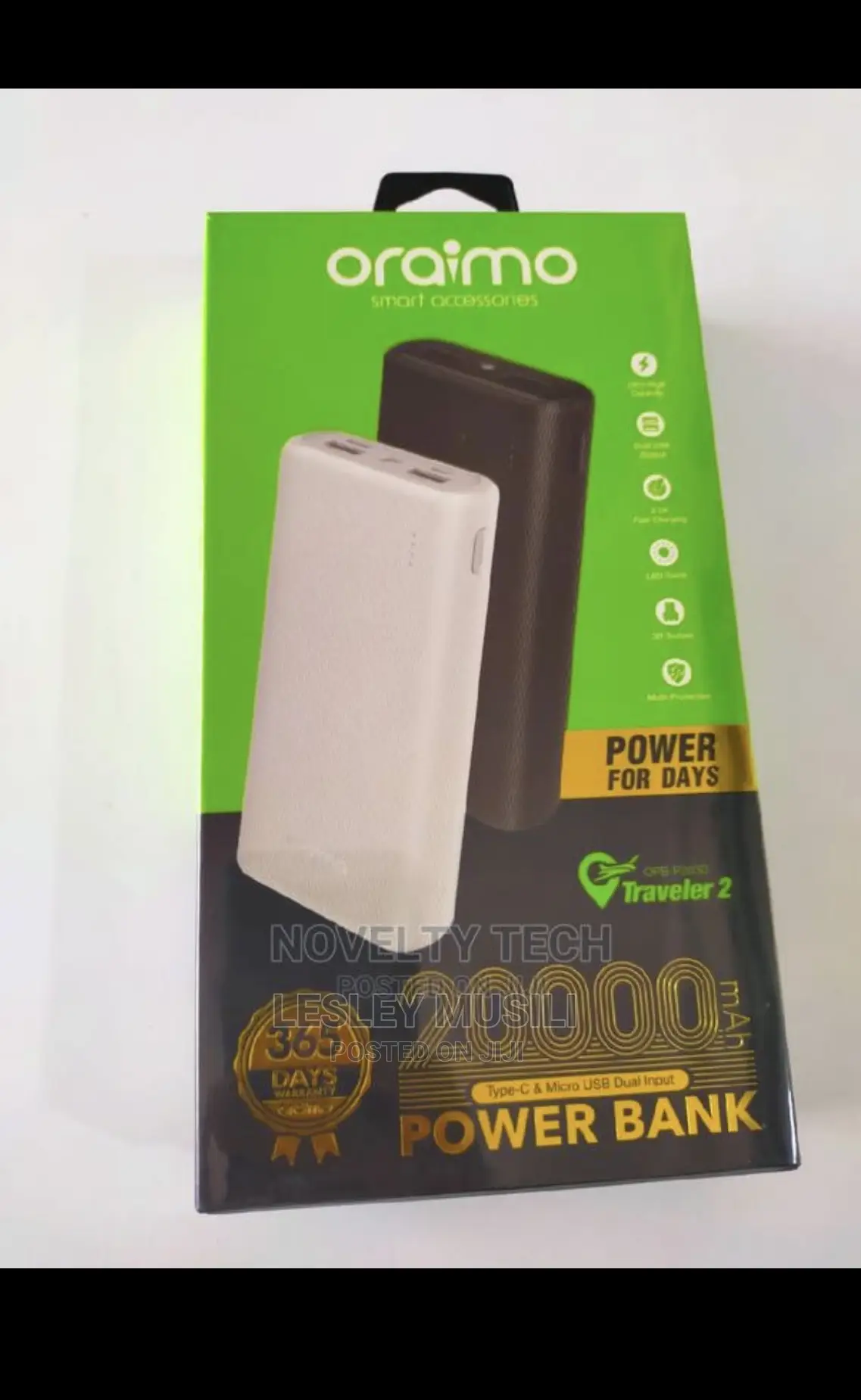 Oraimo Power Bank 20000