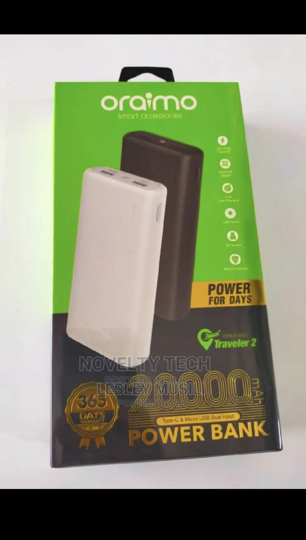 Oraimo Power Bank 20000